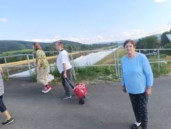 Prechádzka pri Váhu, sv. omša v našej sklalke
